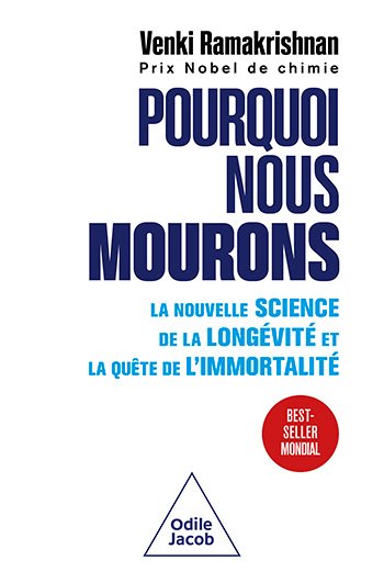 Couverture — Pourquoi nous mourons, Venki Ramakrishnan