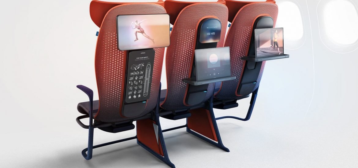 Airbus présente ses nouveaux modèles de sièges « intelligents »