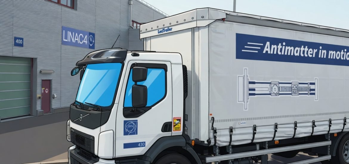 Le CERN transporte pour la première fois des antiprotons par la route