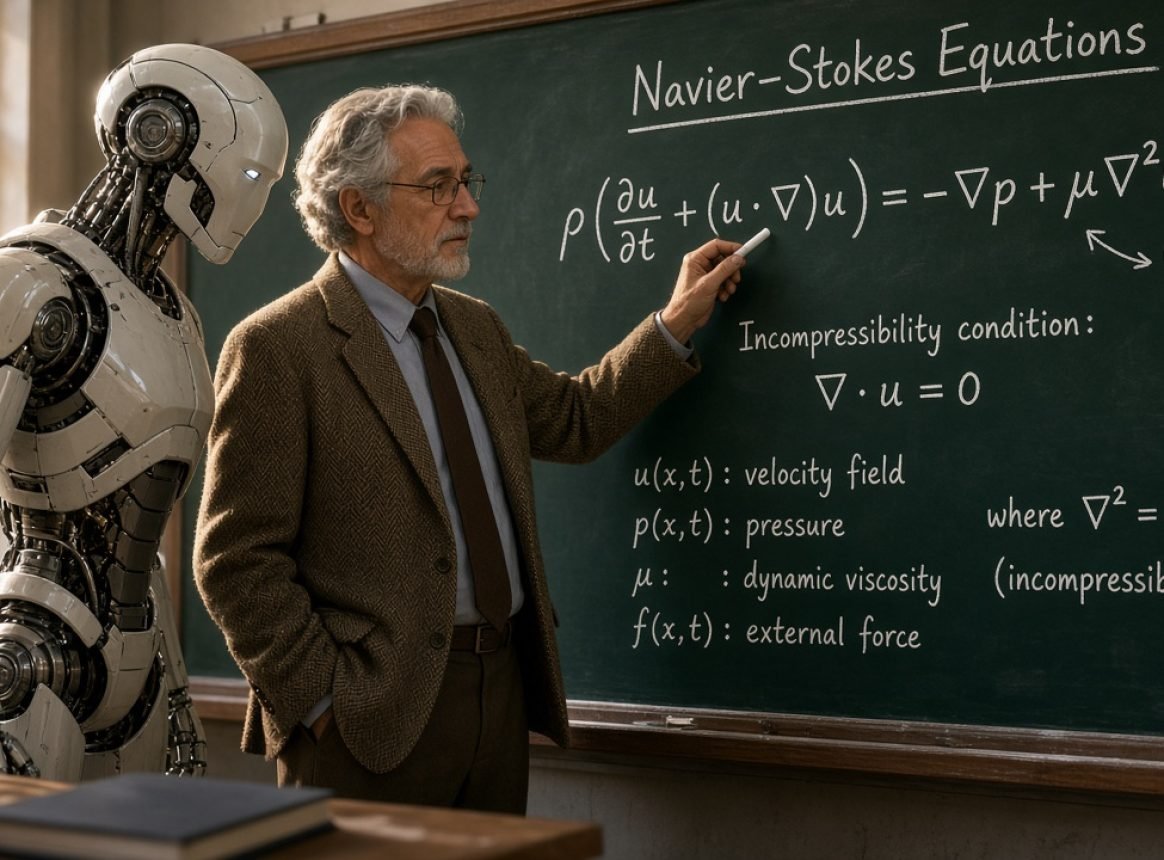 « Résolution » de Navier–Stokes par l’IA : une malhonnêteté bien humaine