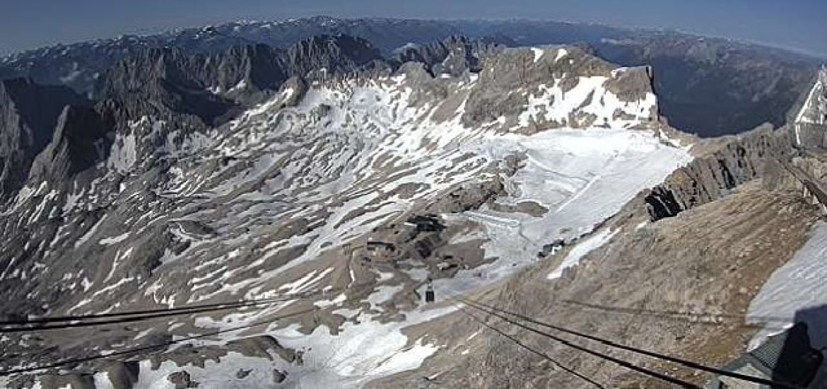 Alarmante fonte des neiges dans les alpes allemandes